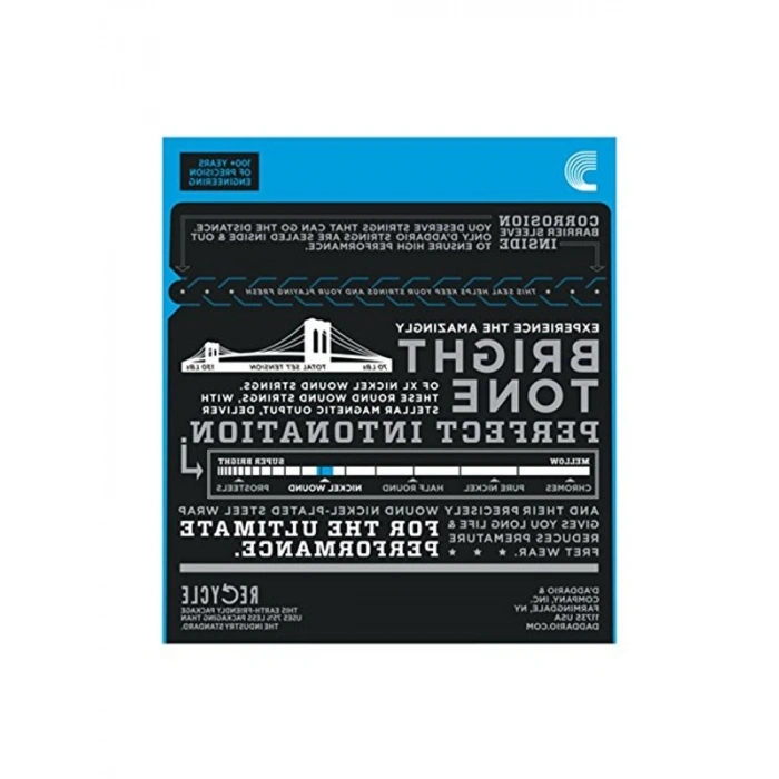 Elektro Gitar Tel Seti, Daddario Exl130, 8-38