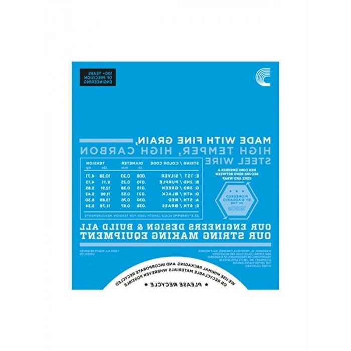 Elektro Gitar Tel Seti, Daddario Exl130, 8-38