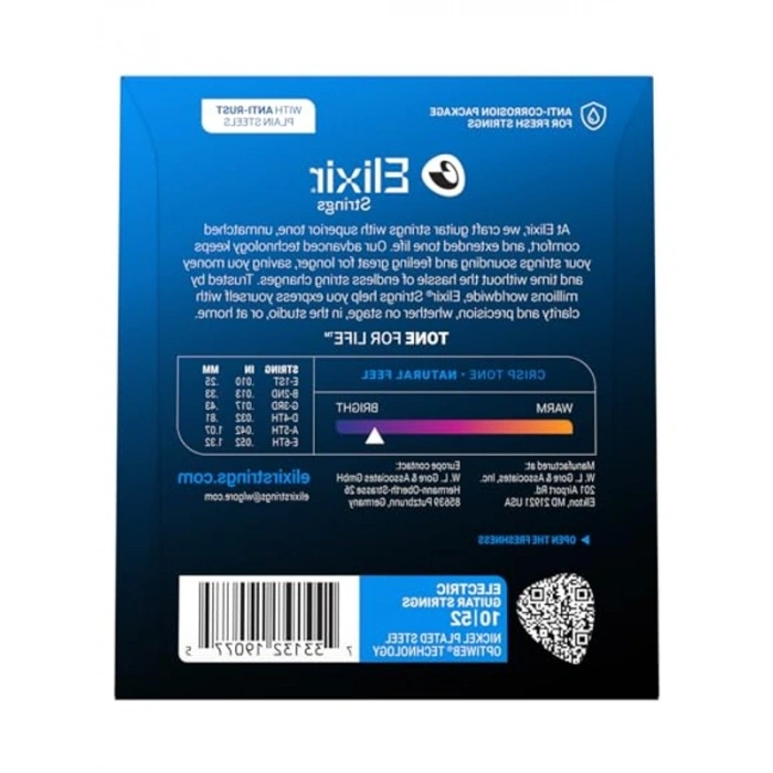Elektro Gitar Teli, 010-052 Ölçüsü ile Mükemmel Ses Kalitesi Sağlar