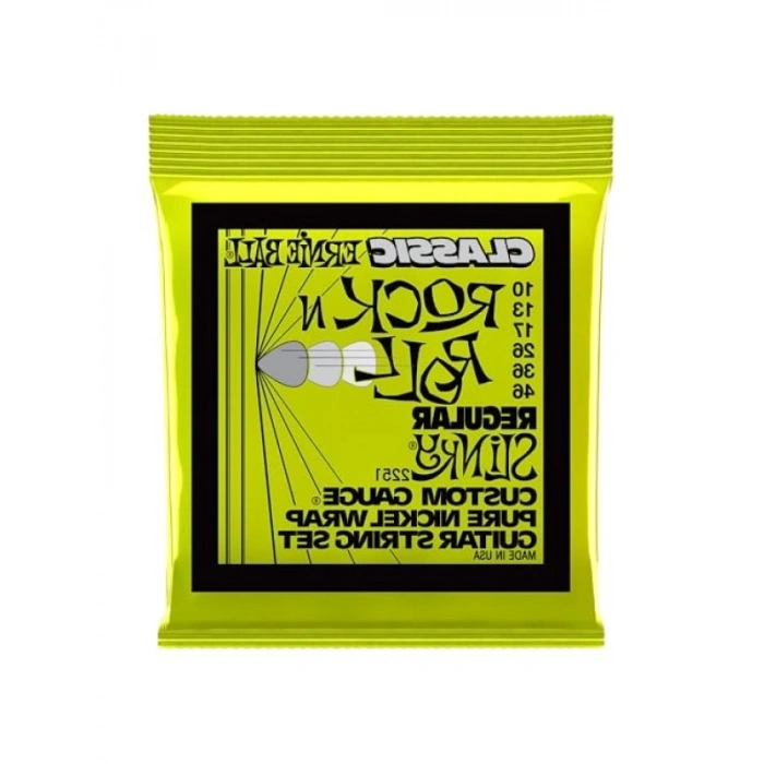 Elektro Gitar Telleri - Saf Nikel Sargı, Ölçü 10-46