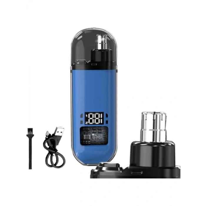 Elektronik Burun Kılı Trimmer, Dijital Ekranlı ve Suya Dayanıklı