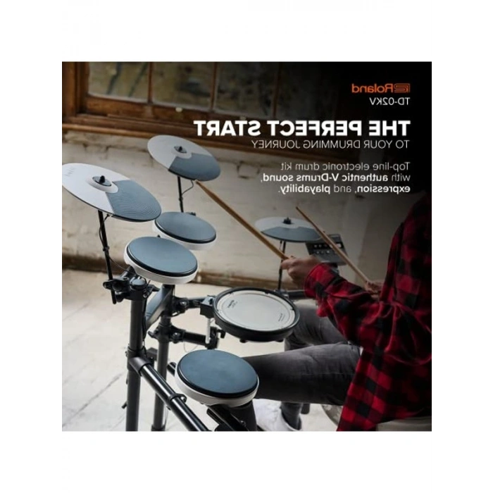 Elektronik davul seti, TD-02KV modeli, profesyonel performans için