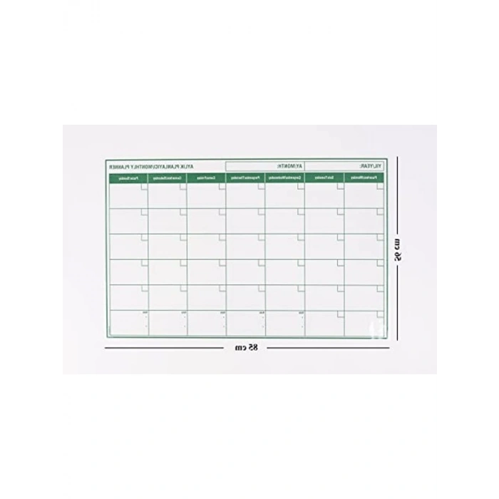 Elektrostatik Kağıt ile Yapışkansız Statik Pano, 85 x 56 cm
