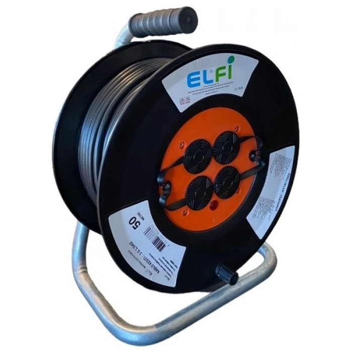 Elfi 3g 1,5 Mm² 3500W Profesyonel Makaralı Uzatma Kablosu ( %100 Bakır )