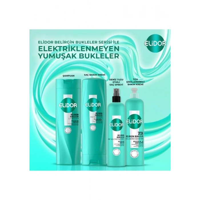 Elidor 7/24 Şekillendirici Saç Bakım Kremi Belirgin Bukleler 240 ml