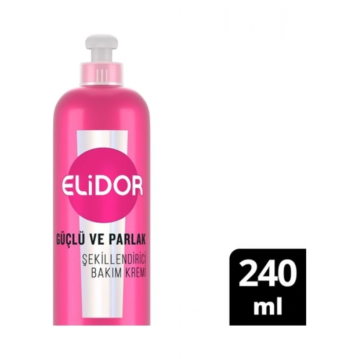 Elidor 7/24 Şekillendirici Saç Bakım Kremi Güçlü ve Parlak 240 ml