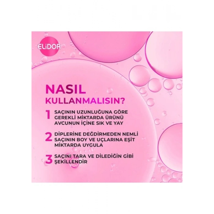 Elidor 7/24 Şekillendirici Saç Bakım Kremi Güçlü ve Parlak 240 ml