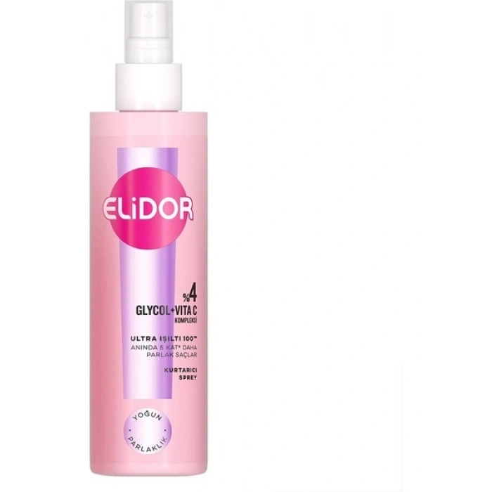 Elidor Saç Kurtarıcı Sprey Ultra Işıltı Yoğun Parlaklık 200 ml