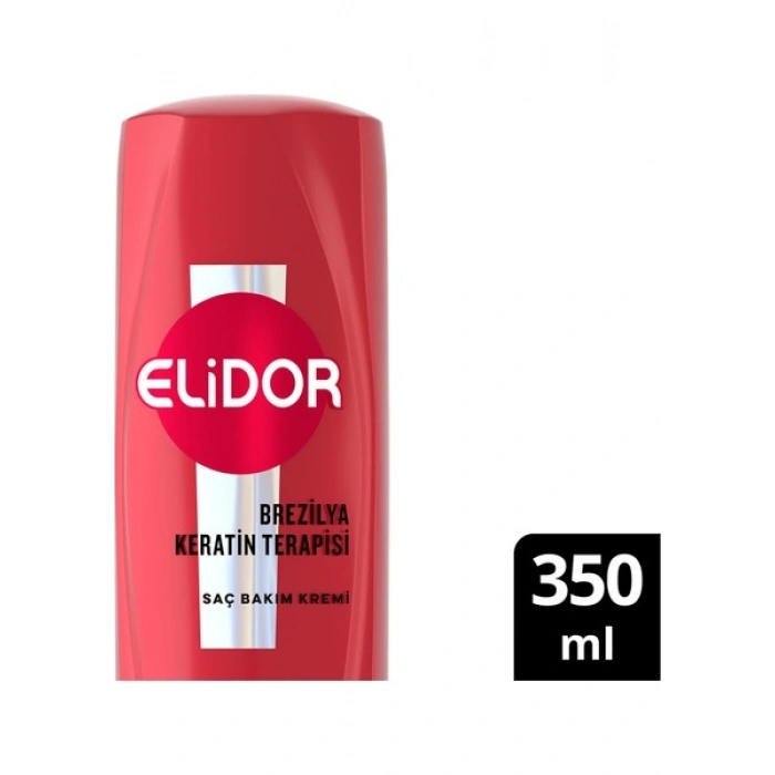 Elidor Serum Bakım Kremi Brezilya Keratin Terapisi Hidrolize Keratin Marula Yağı E Vitamini 350 ml