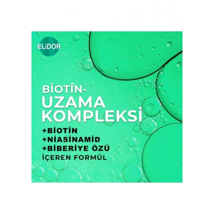 Elidor Superblend Saç Bakım Şampuanı Sağlıklı Uzayan Saçlar Biotin Argan Yağı Arjinin 400 ml
