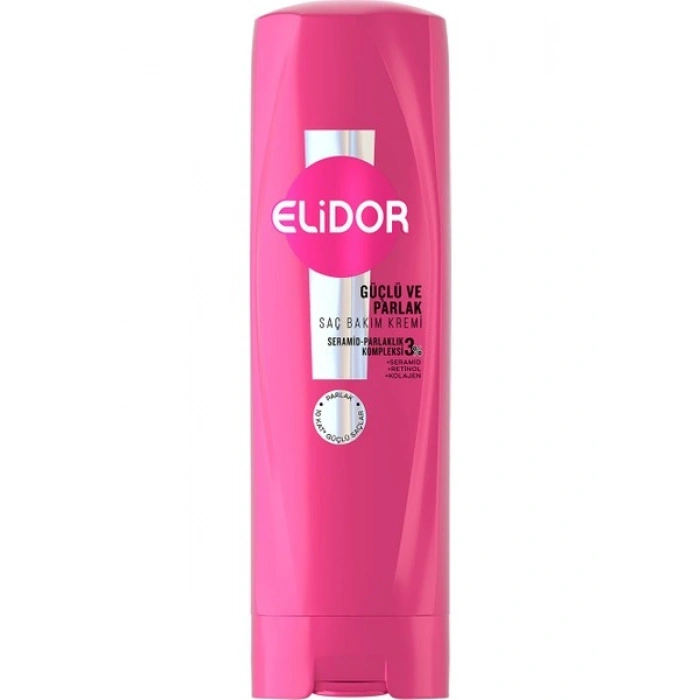 Elidor Superblend Serum Saç Bakım Kremi Güçlü ve Parlak E Vitamini Makademya Yağı & Keratin 350 ml