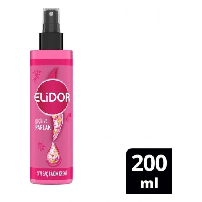 Elidor Superblend Sıvı Saç Bakım Kremi Güçlü Ve Parlak E Vitamini Makademya Yağı Kolajen 200 ml