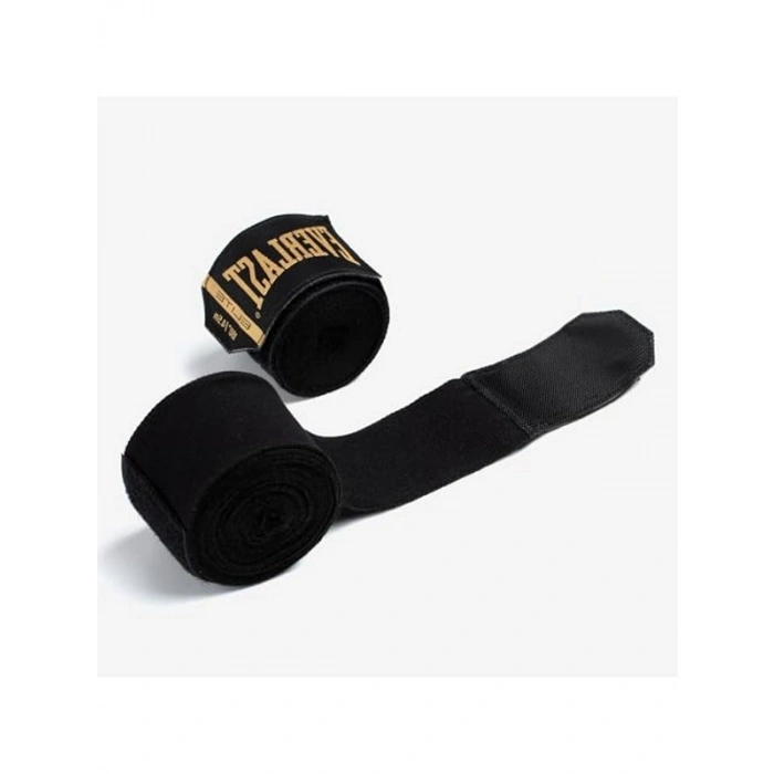 Elite Boxing Hand Wraps 180 Black/Gold