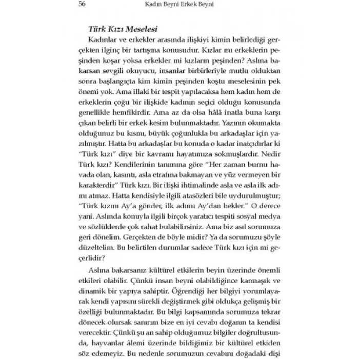 Elma Yayınevi Kadın Beyni Erkek Beyni - Serkan Karaismailoğlu