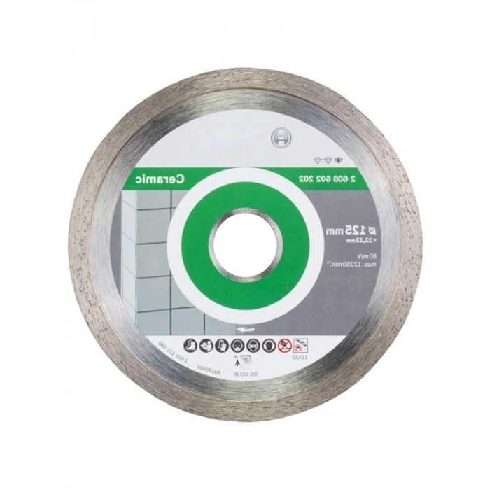 Elmas Kesme Diski, 125 mm, Seramik için