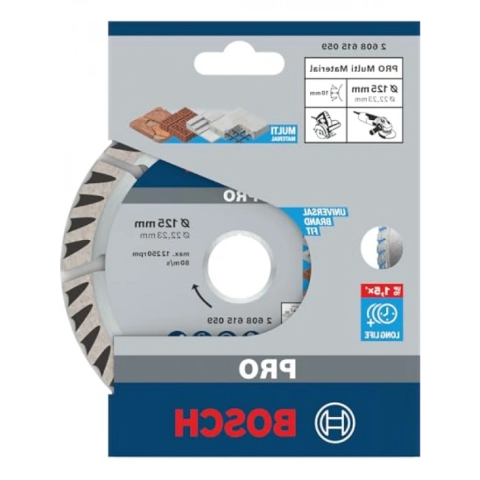 Elmas Kesme ve Delme Disk Aksesuarı - 12,5 cm