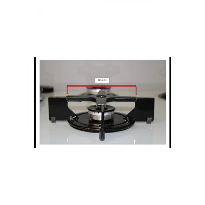 Emaye Kaplı 2 Adet Ocak Küçültücü Cezvelik - Siyah