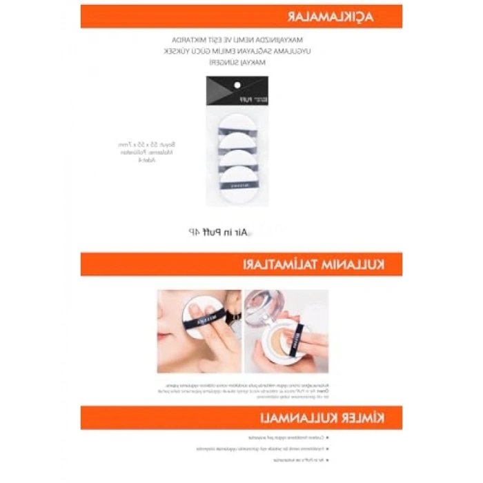 Emilim Gücü Yüksek Makyaj Süngeri (4 Adet)