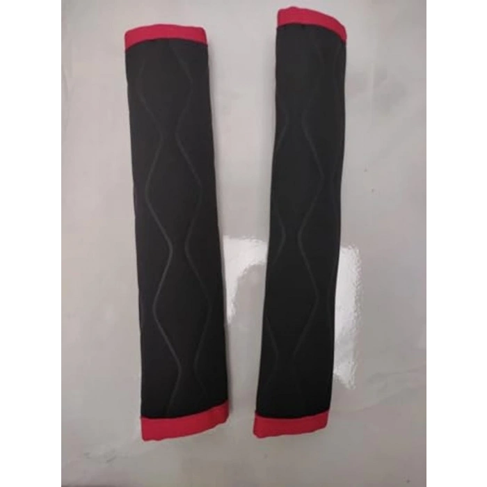 Emniyet Kemeri Kılıfı, Konforlu ve Şık 2li Set, Kırmızı-Siyah