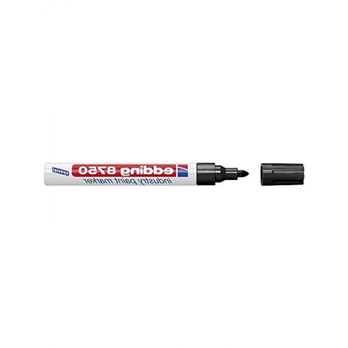 Endüstriyel Boya Kalemi, Siyah Renk, 2-4 mm Uç Seçeneği