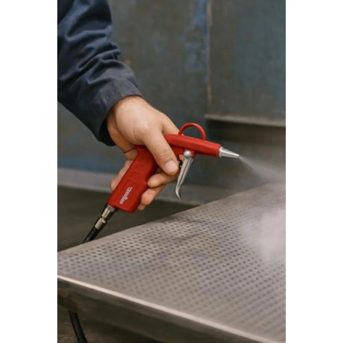 Endüstriyel Hava Tabancası | Metal Uçlu | Dayanıklı Kırmızı Gövde