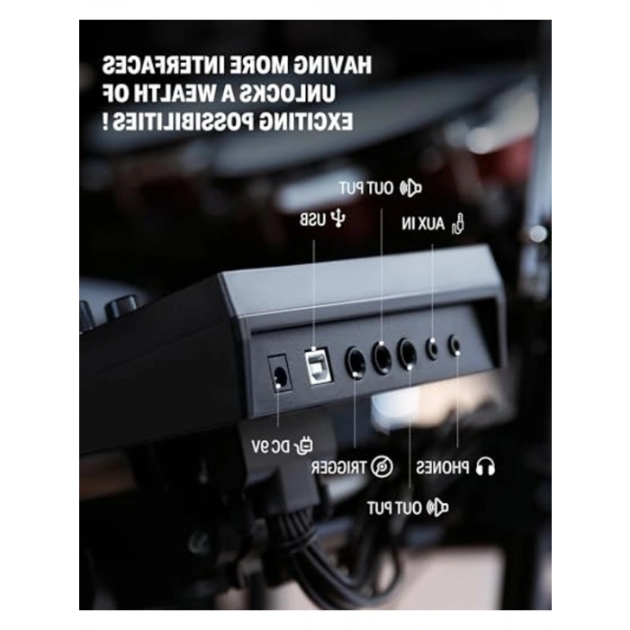 Endüstriyel Standart Elektronik Davul Seti, 10 inç Taks