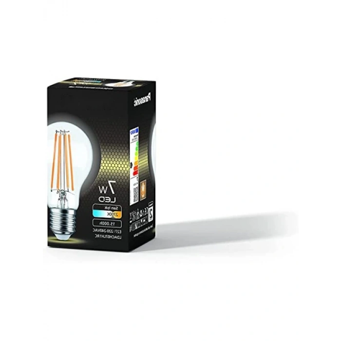 Enerji Tasarruflu E27 LED Lamba, Sarı Işık 7W, 806LM, 2700K