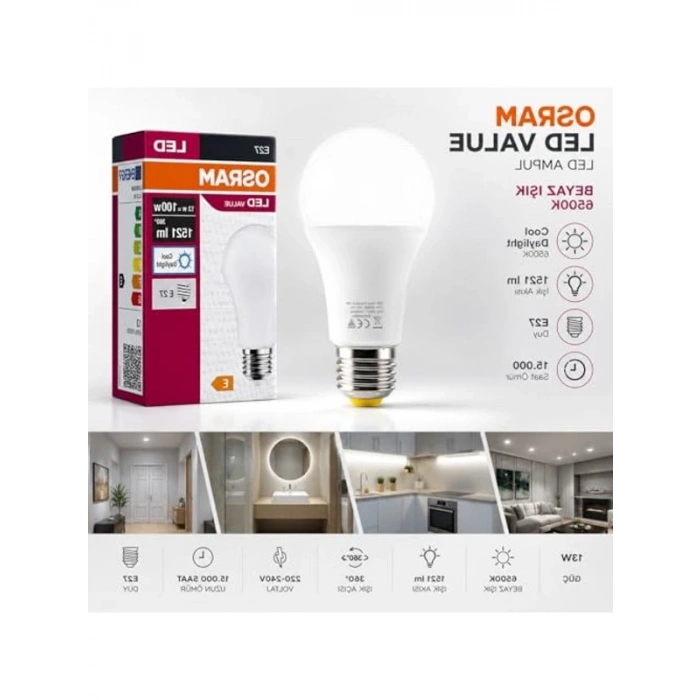 Enerji Tasarruflu LED Ampul, 10lu Paket ile Uzun Süreli Kullanım