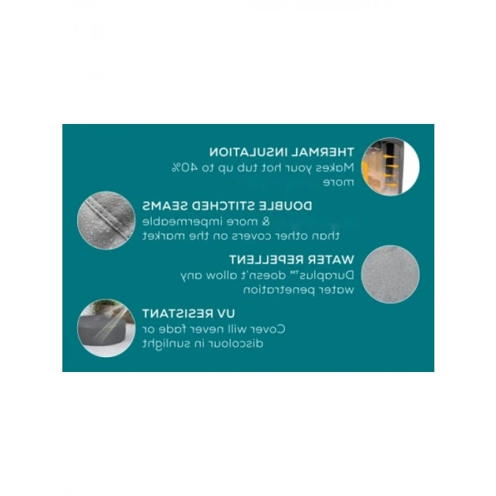 Enerji Verimli Termal Spa Örtüsü 1,96 m x 71 cm