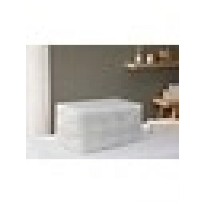 English Home Plaid Lines Polyester Hurç 74 x 46 x 46 cm Gri