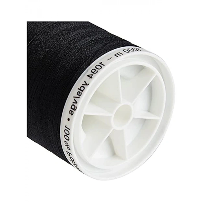 enthältl Gewinde, Polyester, Schwarz, 1000 m