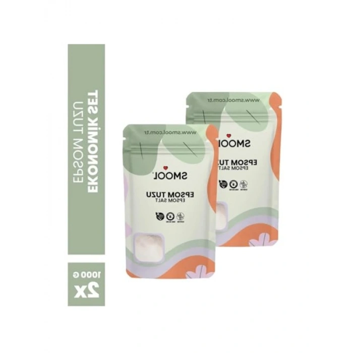 Epsom Tuzu 2li Set, 2x1000 GR, Katkısız Banyo Tuzu
