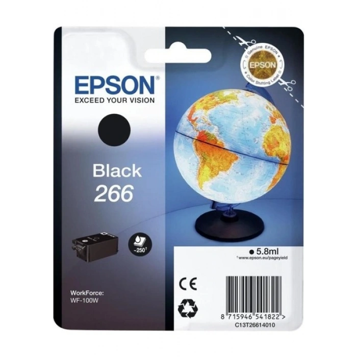 Epson T266-C13T26614010 Siyah Kartuş