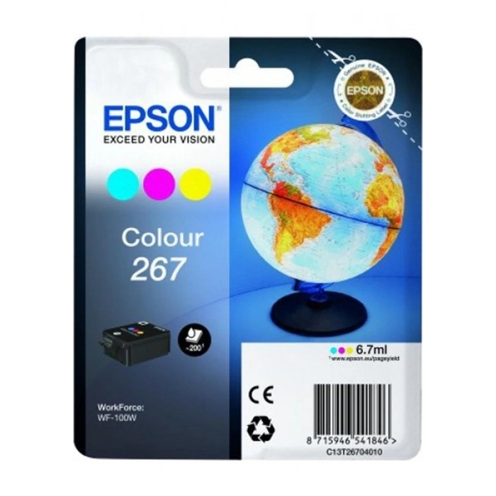 Epson T2670 (267) Renkli Kartuş Wf-100W