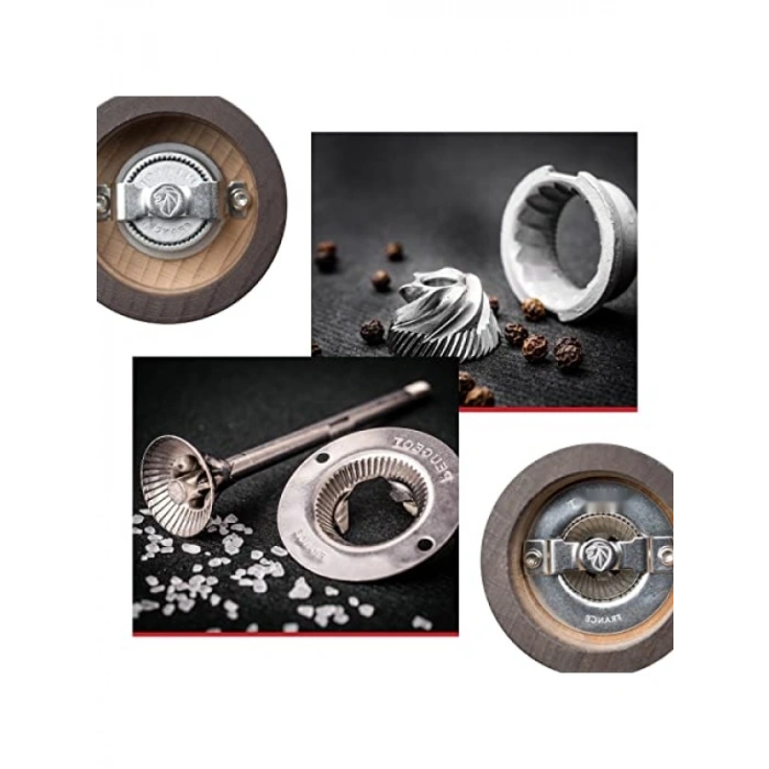 Ergonomik 18 cm Tuz ve Karabiber Değirmeni Seti