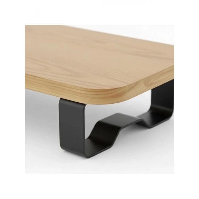 Ergonomik Ahşap Monitör Yükseltici, Katlanır Tasarımı ile Kullanışlı
