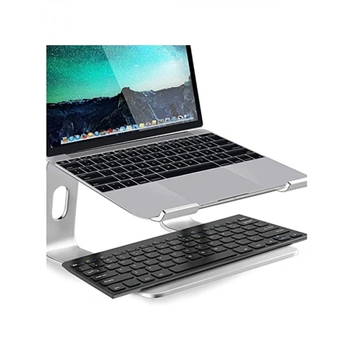 Ergonomik Alüminyum Katlanır Bilgisayar Standı - 10-17 inç