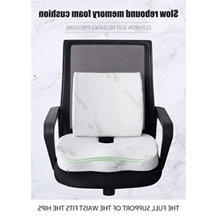 Ergonomik Bel ve Boyun Destek Yastığı, Ortopedik Visco Tasarım