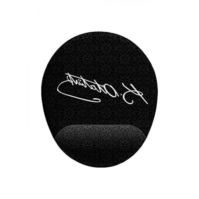 Ergonomik Bilek Destekli Mouse Pad - Atatürk İmzası