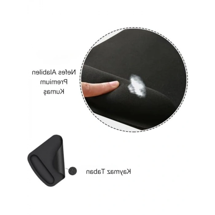 Ergonomik Bilek Destekli Mouse Pad, Kaymaz Tabanlı Tasarım