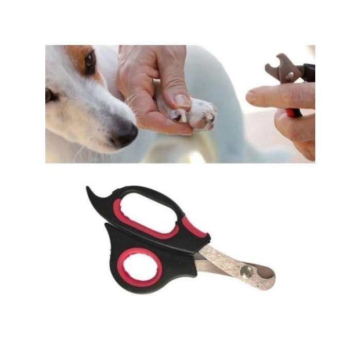 Ergonomik Çelik Uçlu Evcil Hayvan Tırnak Makası, Kaymaz Tasarım