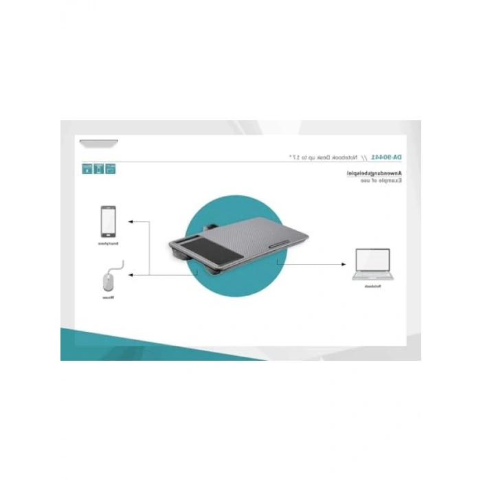 Ergonomik Dizüstü Bilgisayar Çalışma Masası - 17 ile Uyumlu