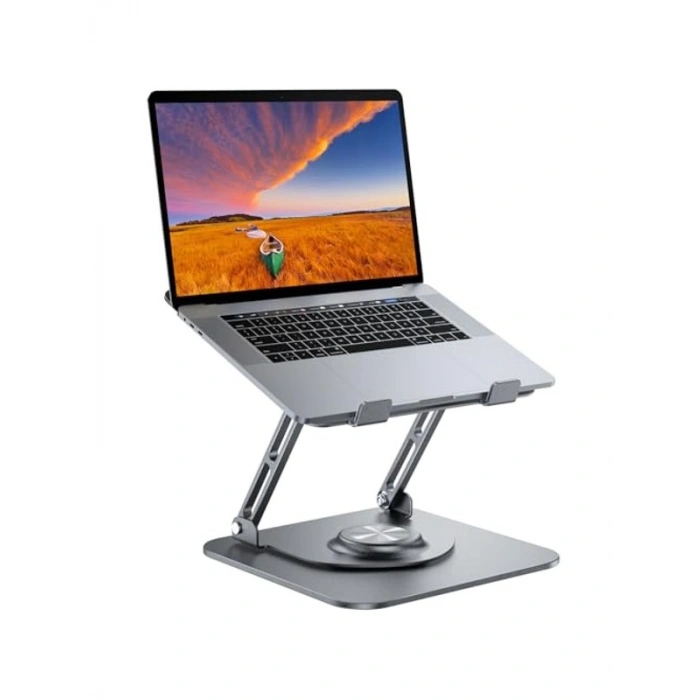 Ergonomik Dizüstü Bilgisayar Standı, Ayarlanabilir ve Katlanabilir