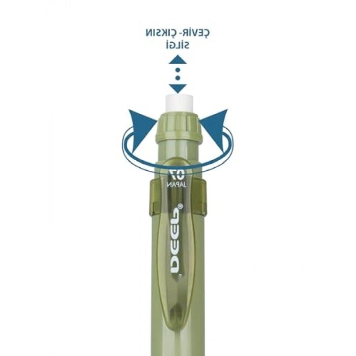 Ergonomik Grip ile Yaprak Yeşili Mekanik Kurşun Kalem