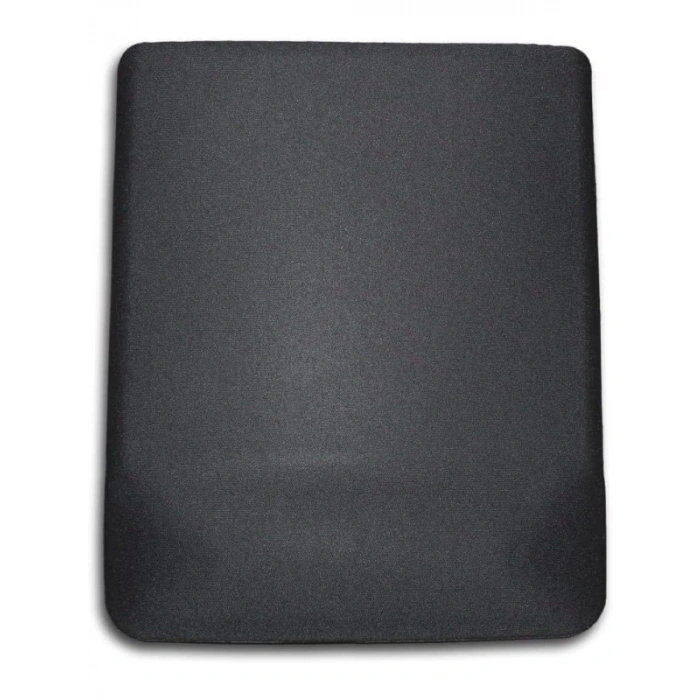 Ergonomik Kare Siyah Mouse Pad, Kaymaz Taban, Suya Dayanıklı