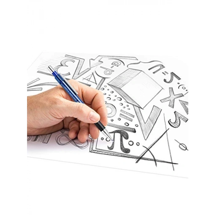 Ergonomik Kauçuk Tutacaklı 0.7mm Versatil Kalem