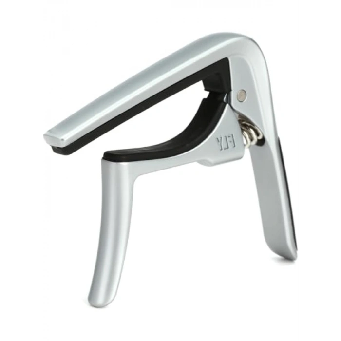 Ergonomik Kavisli Saten Krom Gitar Kaposu