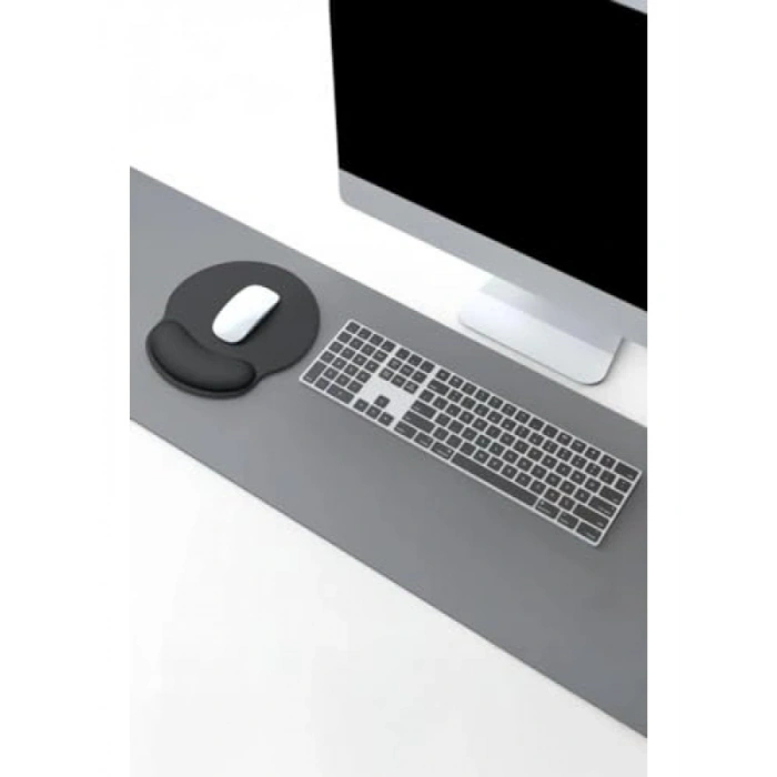 Ergonomik Kaymaz Bilek Destekli Mouse Pad - Siyah