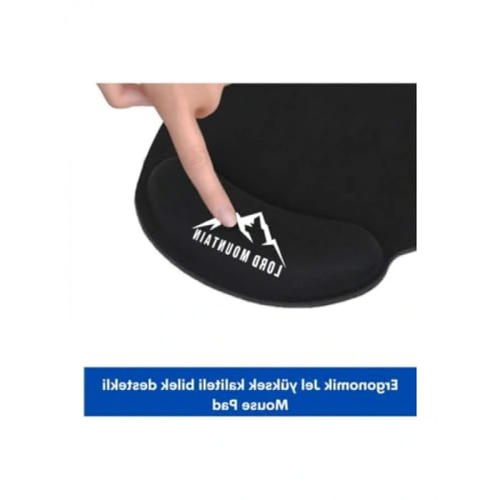 Ergonomik Kaymaz Mouse Pad - Bilek Desteği ile Konforlu Kullanım