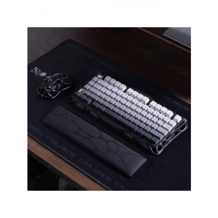 Ergonomik Klavye Bilek Desteği - Kaymaz Taban, PU Deri